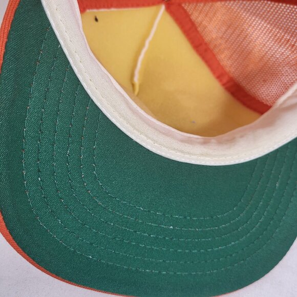 CAM CHAIN Hat Snapback Vintage 80s Cap Trucker Wilson - Picture 9 of 14